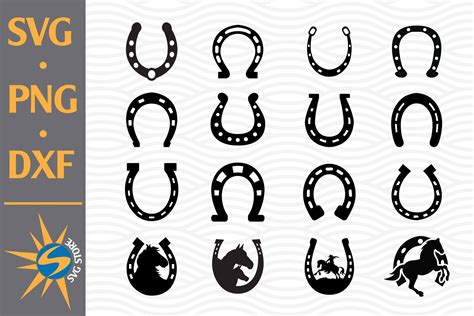 Download Free Horse Shoe Monogram SVG, PNG, DXF Digital Files Include Cut Files